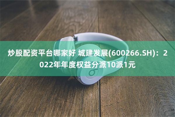 炒股配资平台哪家好 城建发展(600266.SH)：2022年年度权益分派10派1元