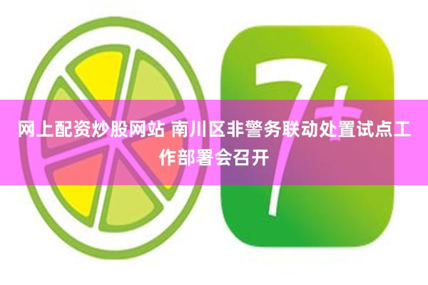 网上配资炒股网站 南川区非警务联动处置试点工作部署会召开