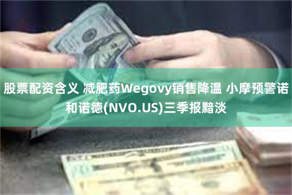 股票配资含义 减肥药Wegovy销售降温 小摩预警诺和诺德(NVO.US)三季报黯淡