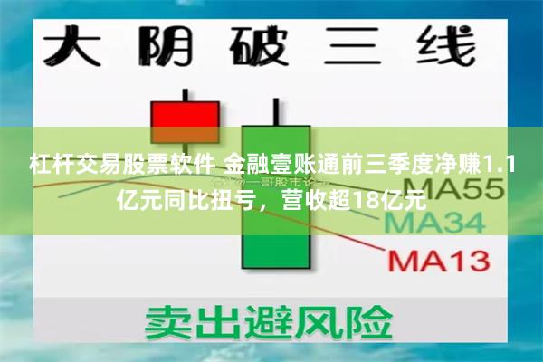 杠杆交易股票软件 金融壹账通前三季度净赚1.1亿元同比扭亏，营收超18亿元