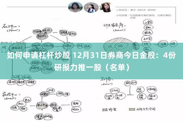 如何申请杠杆炒股 12月31日券商今日金股：4份研报力推一股（名单）