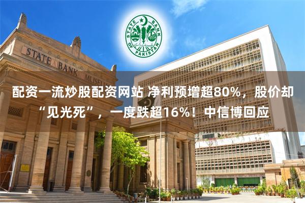 配资一流炒股配资网站 净利预增超80%，股价却“见光死”，一度跌超16%！中信博回应